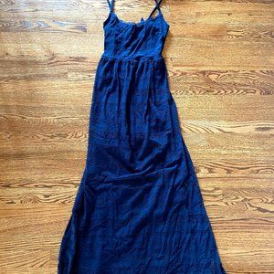 Lace Navy Maxi Dress (size S)